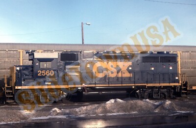 Vtg 2003 Train Slide 2560 CSX Engine X2S104 | eBay