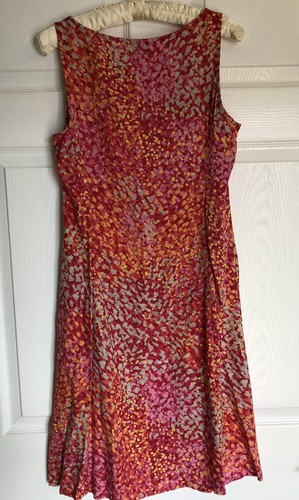 J Jill Women's Sleeveless Print Dress Size 6 Petite - Picture 4 of 4