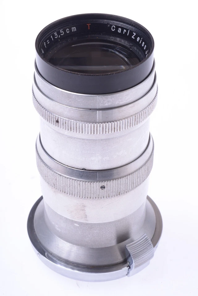 ✅ ZEISS CONTAX 135MM 4 SONNAR RED T TELE PORTRAIT RANGE FINDER MOUNT LENS CAPS - Image 3 of 4