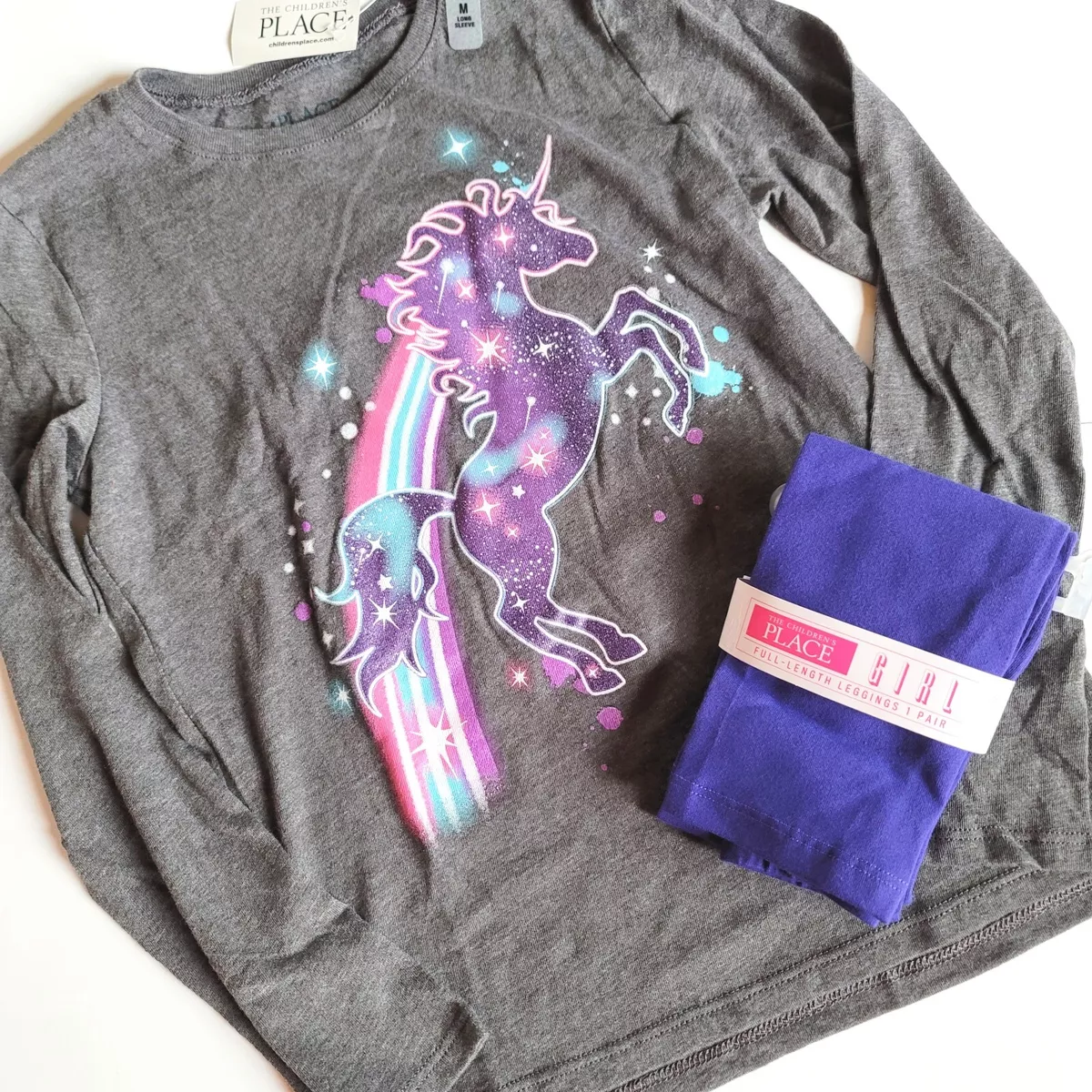 Unicorn top sparkle leggings