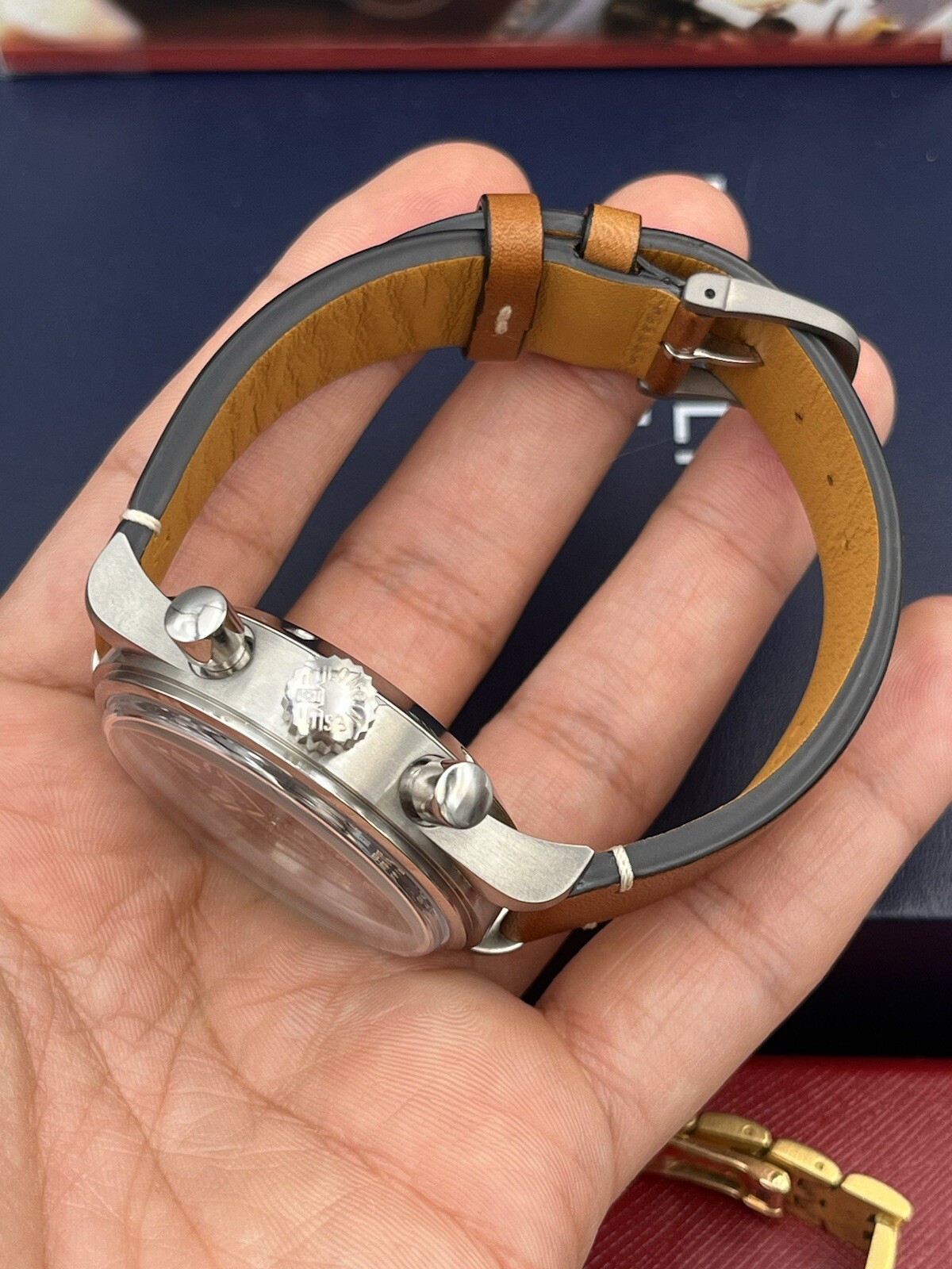 Longines Avigation Bigeye Automatic Titanium, Blu… - image 3