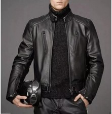 "Premium Leather Jackets, Classic Fit For Winters, black leather jacket for Men"