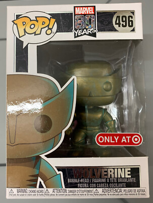 Marvel 80th Years Patina Wolverine Target Exclusive Funko Pop