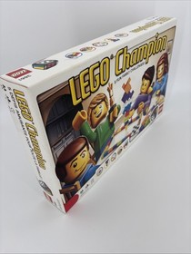 LEGO Champion 3861 Board Game 5 Fun Family Challenges Buildable 100% Complete