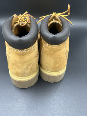 Timberland Boots Mens Size 7 Chukka Wheat Leather Waterproof 23061