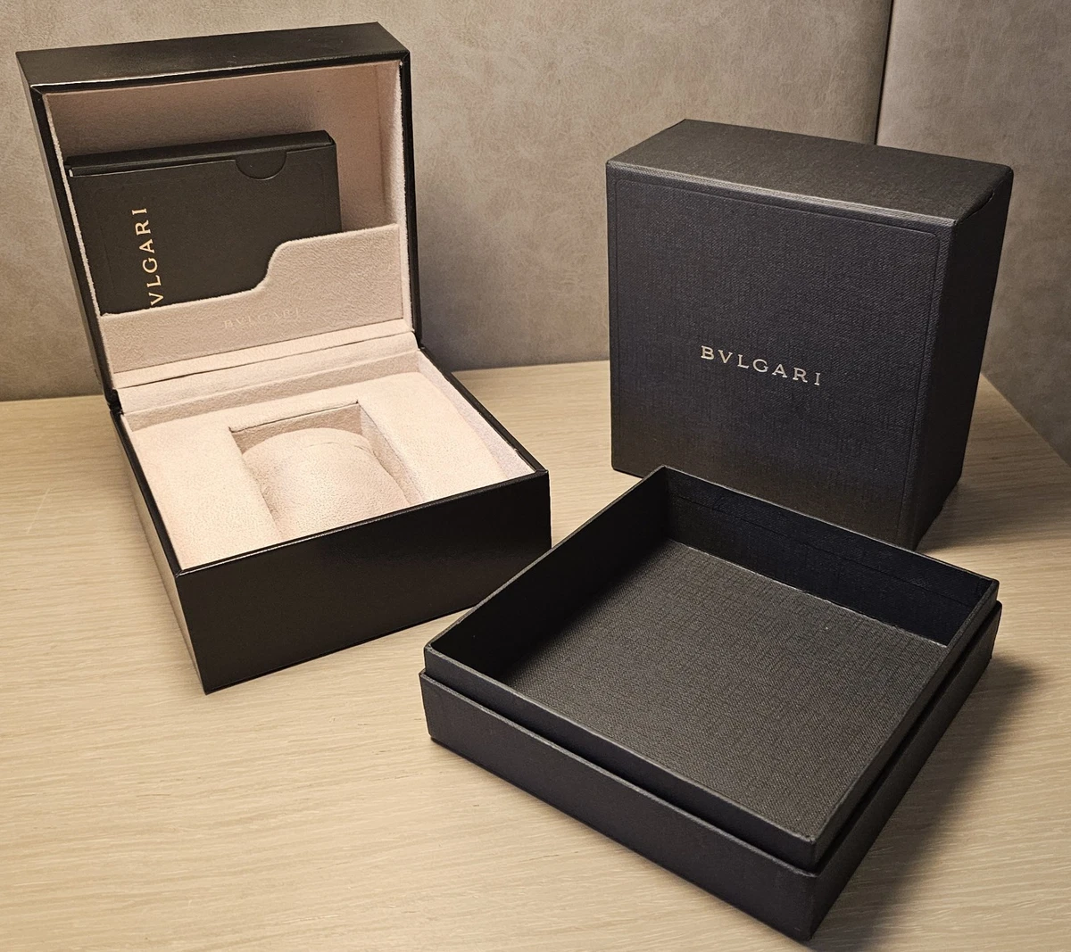 Bvlgari Leather Watch Boxes & Cases for sale | eBay