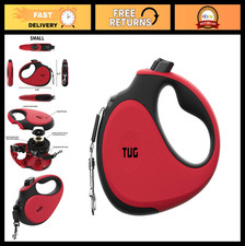 360 Tangle-Free Retractable Dog Leash, 16ft Nylon Tape, Anti-Slip Handle, One-H
