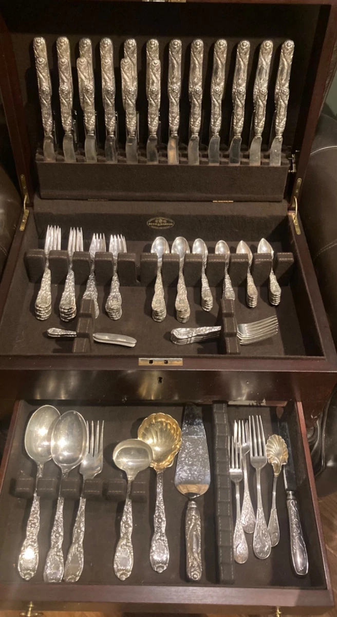 Tiffany & Co. 1850-1899 Antique US Sterling Silver Flatware Sets