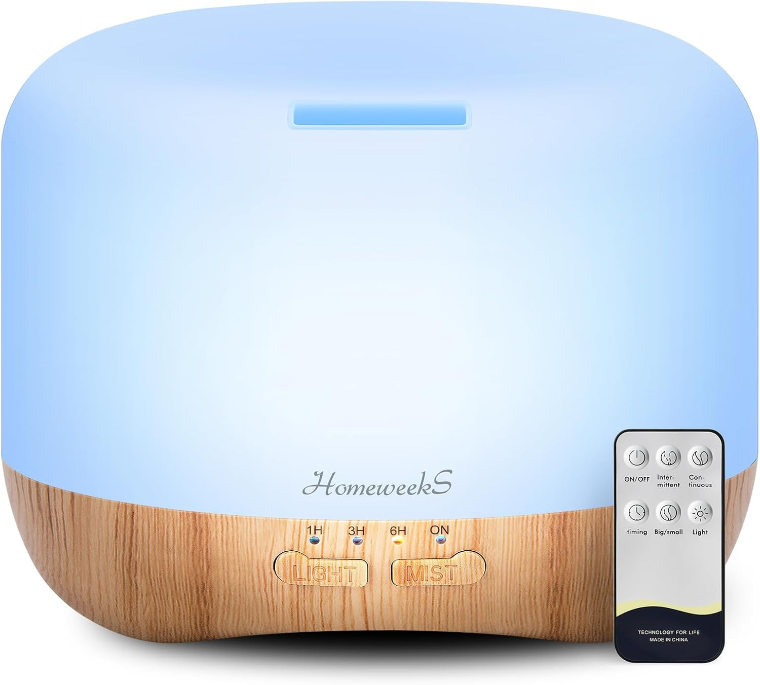 300ml Essential Oil Diffuser, Quiet Aromatherapy Mist Diffusers for Essential Oi