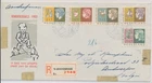 BV72687 Netherlands 1953 child welfare registered FDC used