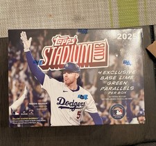 2025 Topps Stadium Club Baseball Factory Sealed Blaster Box