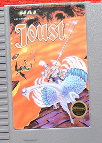 Joust - Nintendo Entertainment System Nes - Game Cartridge and case