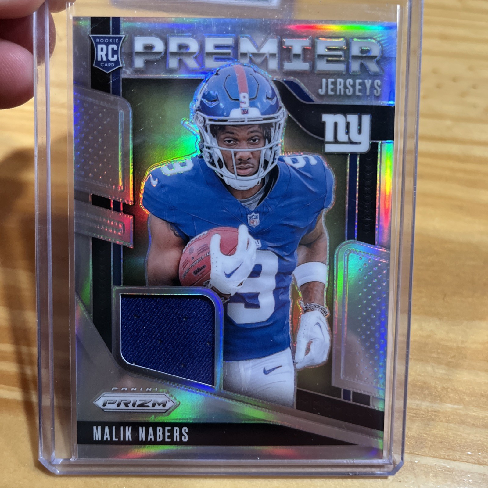 2024 Panini Prizm - Premier Jerseys Malik Nabers #PJ-MNS (MEM, RC)