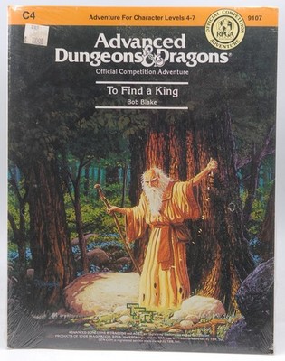 AD&D C4 To Find a King SW New Bob Blake ORIGINAL