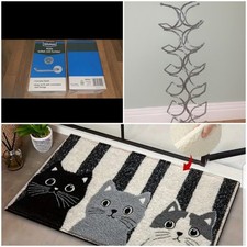 House Clearance Sale: Ikea Shelf, Wine Rack, Cat Rug, Paint Tub, Kettle, plants