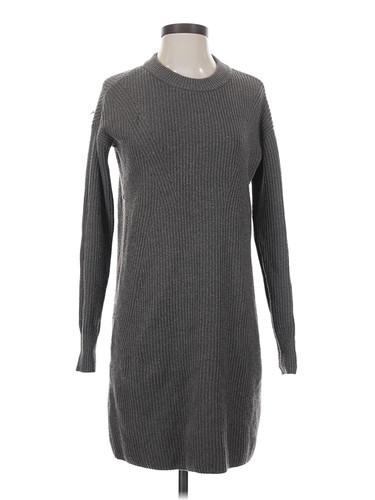 Simply Vera Vera Wang Women Gray Casual Dress S