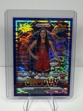 2025 Panini Prizm WNBA GEORGIA AMOORE RC #3 GROOVY -  MYSTICS - Blue Pulsar /199