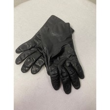Ladies Black Genuine Leather Gloves Thinsulate Insulation Large