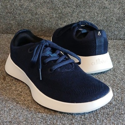 Allbirds Tree Dasher 2 Deep Navy Mens Size 9.5 Running Shoes Worn Once!