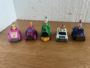 McDonald's Disney Fast Food Toy Cars Lot Cartoon Character Ages 3-7