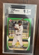 2023 Bowman Chrome 1st Tony Blanco Jr SGC 9.5 #BCP-134 Green 8/99 Pirates