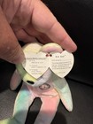 Ty Beanie Babies B.B. Bear Pastel Tie-Dye Plush with Heart Hang Tag 2001 — photo 2