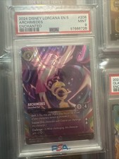 Disney Lorcana 2024 208 "Archimedes - Enchanted" - PSA 9 - MINT