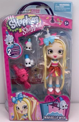 Makaella Wish Shopkins Shoppies Girls  Day Out W/2 Exclusive Shopkins 2016 Doll
