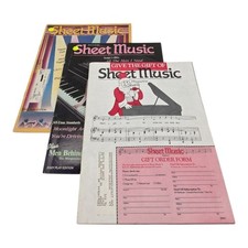 Easy Play Editions Vintage 1990s Magazines  Sheet Music Lot of 3