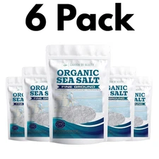 Celtic Sea Salt Fine Ground Mineral Rich 8oz Resealable Bag 6Pack Free Shipping