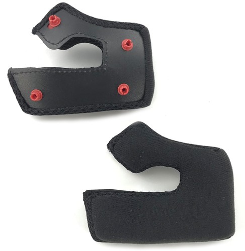 Fox Racing Rampage Comp S19 Helmet Replacement Cheek Pads Black MD - Foto 1 di 2