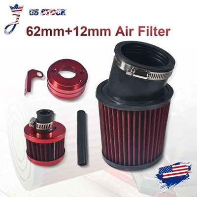 Air Filter Cleaner Kit For Predator 212cc CT200U KT196 6.5 Hp GX200 Red