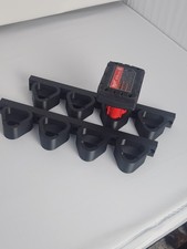 Milwaukee M12 Battery Holder/ Wall mount/ Holds 4 Milwaukee M12 batteries-2 pack