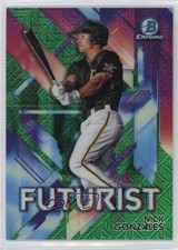 2021 Bowman Futurist Mega Box Green Mojo Refractor 23/99 Nick Gonzales 0c6