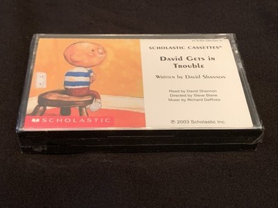 Scholastic 2003 Cassette David Gets in Trouble David Shannon Brand New Sealed