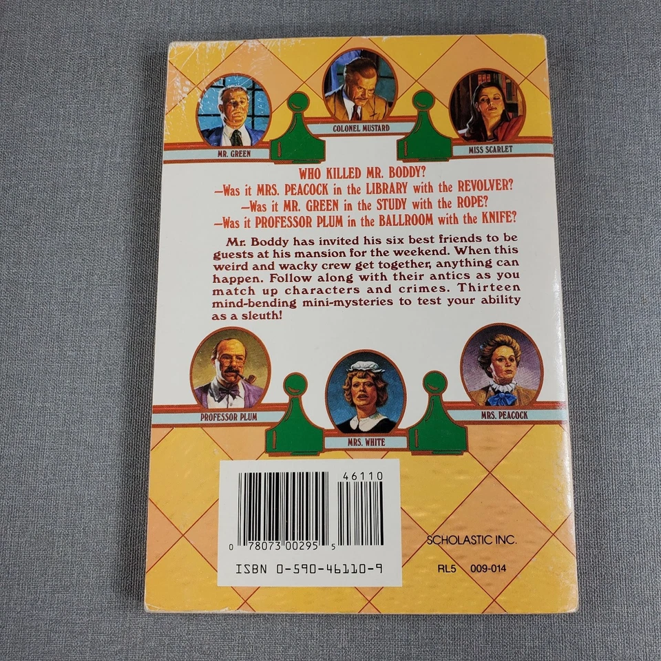 Clue Who Killed Mr. Boddy? Eric Weiner 1992 First Scholastic Mystery - Image 2 of 4
