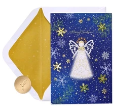 Papyrus Christmas Card With An Angel Joy And Blessings 