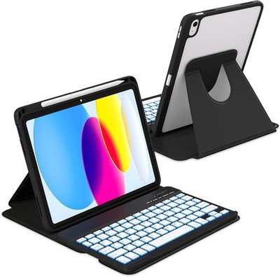 Case for iPad A16 11 Inch 2025 With Removable keypad & Pencil Holder Kickstand