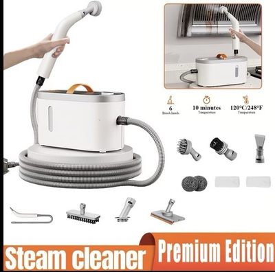 #ad New Steamer Premium Edition High Power Fast Heating Handheld Steam Cleaner $80.00