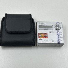 SONY WALKMAN MINIDISC RECORDER Player MZ-N707 Type-R MDLP Net Md Tested