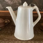 Vintage Bauer Pottery Light Green Speckled MCM Lidded Teapot Coffee Pot #603