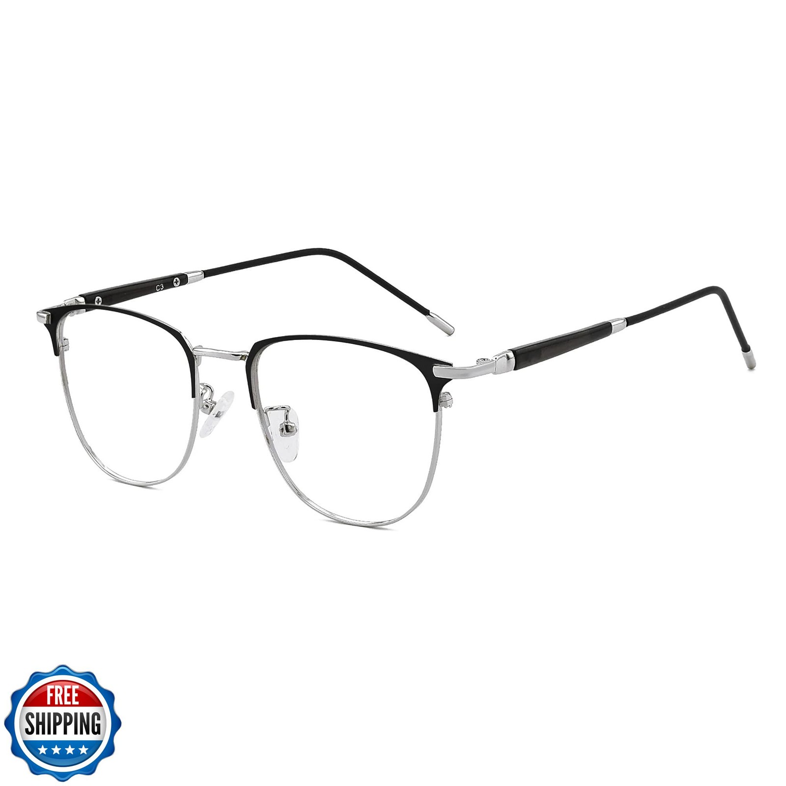 GUDVUE Blue Light Blocking Glasses for Computer Gaming TV & Phone Use - Unisex Style-image