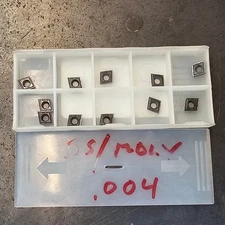 Qty 11 Vargus Vardex CCGT2(1.5)0(4) 21.50.4 EF 13032 V12MX Grade Carbide Inserts