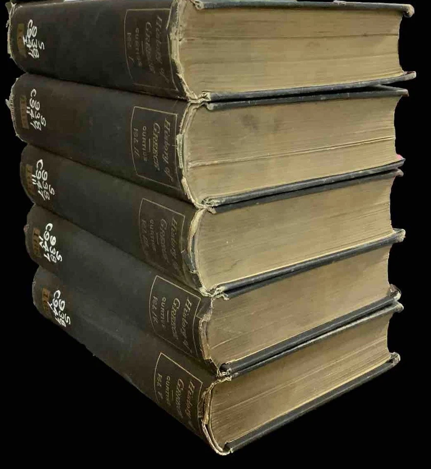 History of Greece Ernst Curtius 5 Volume Set 1886 First English Edition - Image 2 of 4