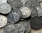 90% Silver Walking Liberty Half Dollars - Roll of 20 - $10 Face Value