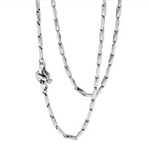 Collana catena uomo BARAKA GC214721BILU600002 Ritmika oro e diamanti