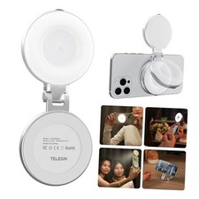 C03 Magnetic Selfie Light, Phone Light Compatible with iPhone Magsafe, Silver