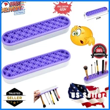 2 PCS Multi-Purpose Cosmetic Storage Box, Desktop Organizers Silicone Make Up...