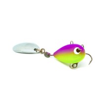 X-TACKLE BOOBY Tailspinner Jigspinner Spinnerbait Fishing Lure #YELLOW / VIOLET