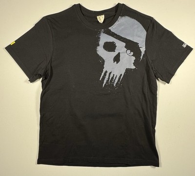 Crime Boss Rockay City T-Shirt XL Black Skull Ingame Studios Gamer Graphic Tee